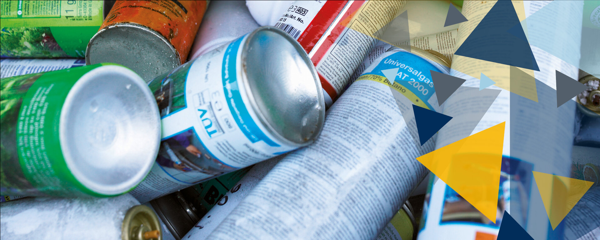 Recycling of aerosol cans